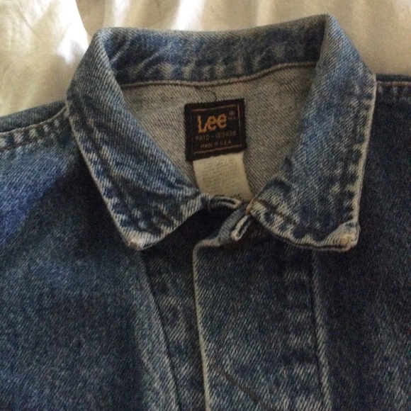 SOLD Vintage Lee Rider Jean Jacket with large inside pockets. - Picture 8 of 13
